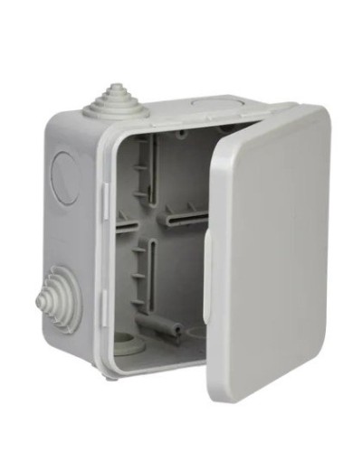 Коробка КМ 100х100х50 GENERICA (UKO31-100-100-050-K03-54G). Коробка распаячная для открытой проводки. GENERICA в Евпатории