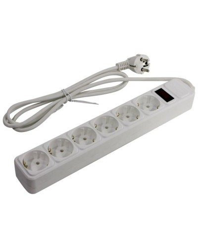 SP6W-150. Сетевой фильтр 6 розеток, 5м, белый. 5bites в Евпатории