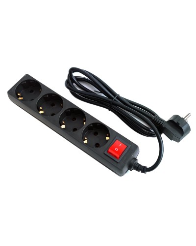 SP4B-218. Сетевой фильтр 4 розетки, 1,8м черный. 5bites в Евпатории