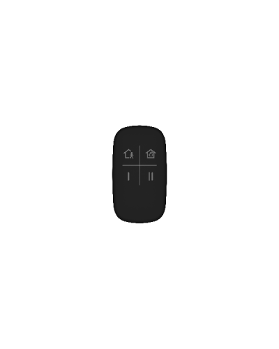 DS-PKF1-WE (цв. черный). Брелок 4-х кнопочный с обратной связью. AX PRO Hikvision в Евпатории