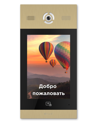 AA-14FB GOLD. Вызывная панель подъездного IP-домофона. BAS-IP в Евпатории