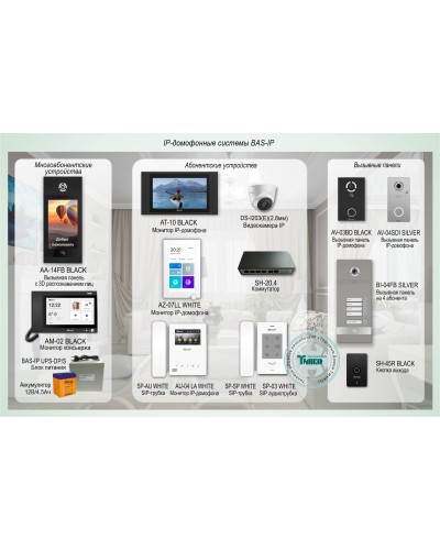 ДМФ-004. IP-домофонные системы BAS-IP. BAS-IP в Евпатории
