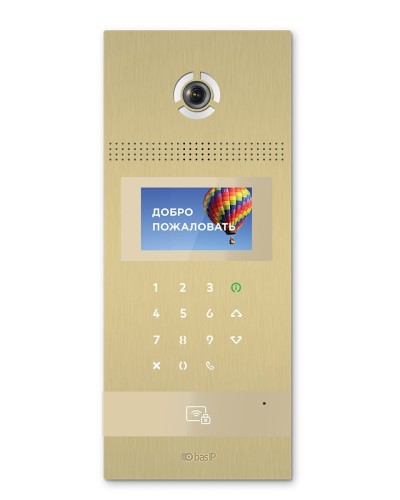 AA-12FB GOLD. Вызывная панель подъездного IP-домофона. BAS-IP в Евпатории