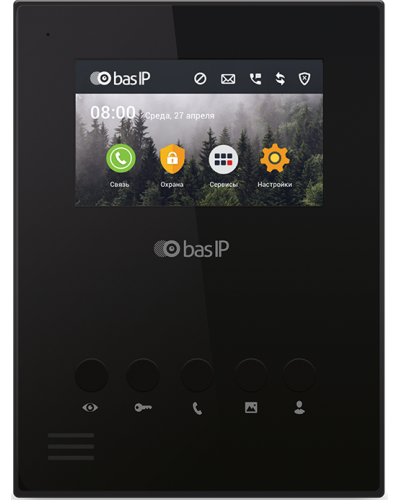 AU-04LA (AU-04L) BLACK. Монитор IP-домофона. BAS-IP в Евпатории