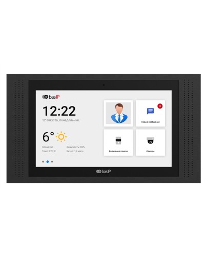 AT-10 BLACK. Монитор IP-видеодомофона цветной. BAS-IP в Евпатории