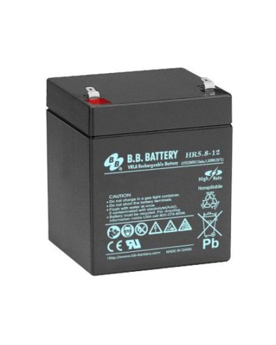 B.B. Battery HR 5.8-12. Аккумулятор герметичный свинцово-кислотный. B.B. Battery в Евпатории