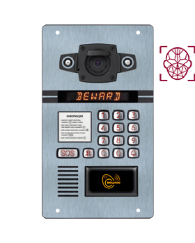DKS15135 (2Мп, 2.1мм). Вызывная панель подъездного IP-домофона. Beward в Евпатории