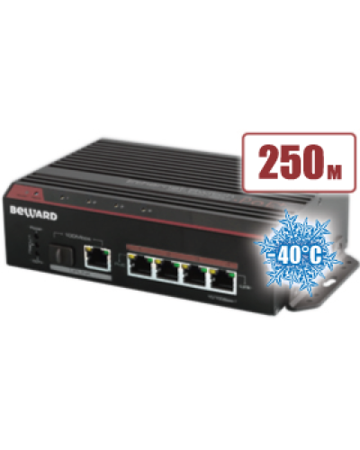 STP-411HP. Коммутатор 4-портовый. Beward в Евпатории
