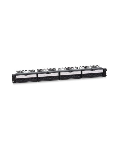 PL-24-KJ-RJ45-Cat.6-180T (11831c): Патч-панель 19" (1U), 24 порта RJ-45, категория 6, с задним кабельным организатором в Евпатории
