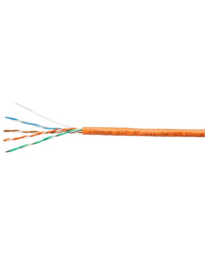 UTP-4P-Cat.5e-SOLID-OR-100 (7253c-5). Кабель «витая пара» (LAN) для структурированных систем связи. CABEUS в Евпатории