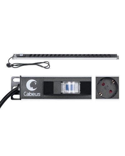 PDU-16-20S-B (9551c). Блок розеток. CABEUS в Евпатории