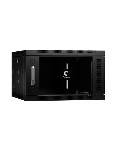 SH-05F-6U60/45-BK (8598c). Шкаф телекоммуникационный 19 настенный 6U. CABEUS в Евпатории