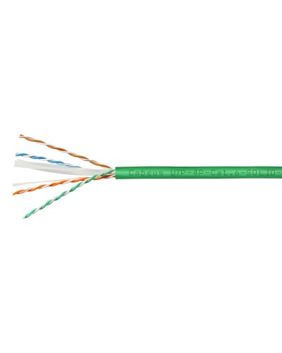 UTP-4P-Cat.6-SOLID-LSLTx-GN (11139c). Кабель «витая пара» (LAN) для структурированных систем связи. CABEUS в Евпатории