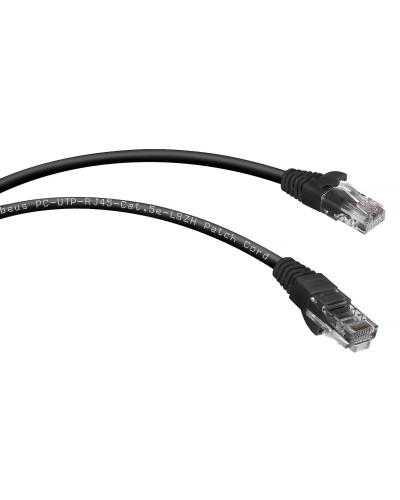 PC-UTP-RJ45-Cat.5e-2m-BK-LSZH (9539c), чёрный. Патч-корд медный. CABEUS в Евпатории