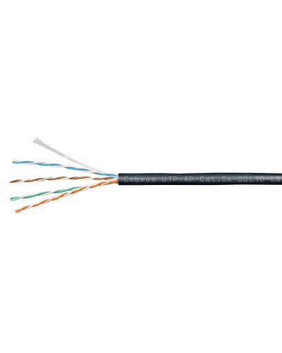 UTP-4P-Cat.5e-SOLID-LSZH-BK (9781c). Кабель «витая пара» (LAN) для структурированных систем связи. CABEUS в Евпатории