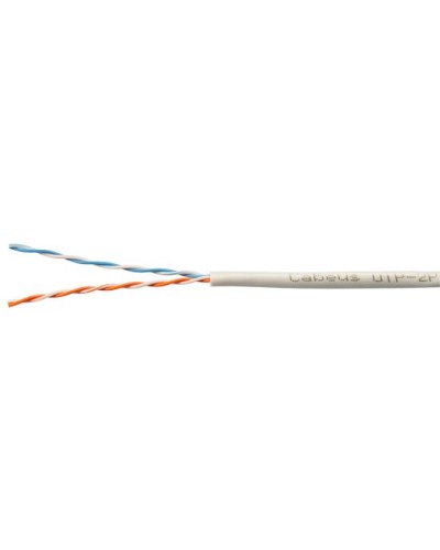 UTP-2P-Cat.5e-SOLID-GY-100 (7169c-5). Кабель «витая пара» (LAN) для структурированных систем связи. CABEUS в Евпатории