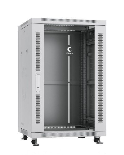 SH-05C-22U60/80 (7049c). Шкаф телекоммуникационный 19 напольный 22U. CABEUS в Евпатории