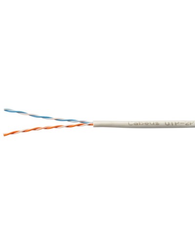 UTP-2P-Cat.5e-SOLID-GY-500 (11212c). Кабель «витая пара» (LAN) для структурированных систем связи. CABEUS в Евпатории