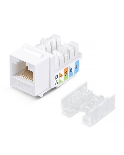 KJ-RJ45-Cat.5e-90-SW (10100c): Вставка Keystone Jack RJ-46 в Евпатории
