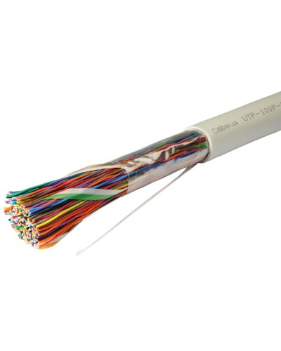 UTP-100P-Cat.3-IN (7284c). Кабель «витая пара» (LAN) для структурированных систем связи. CABEUS в Евпатории