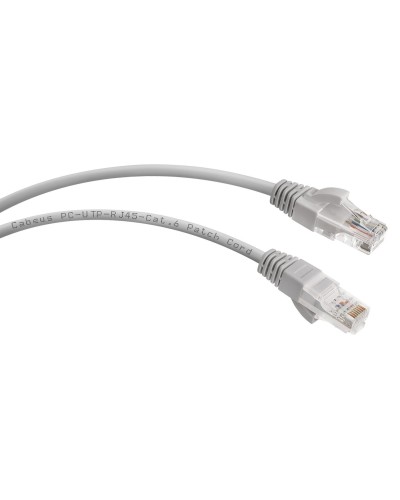 PC-UTP-RJ45-Cat.6-10m (8850c), серый. Патч-корд медный. CABEUS в Евпатории