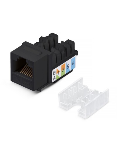 KJ-RJ45-Cat.5e-90-SW-BK (10101c): Вставка Keystone Jack RJ-47 в Евпатории