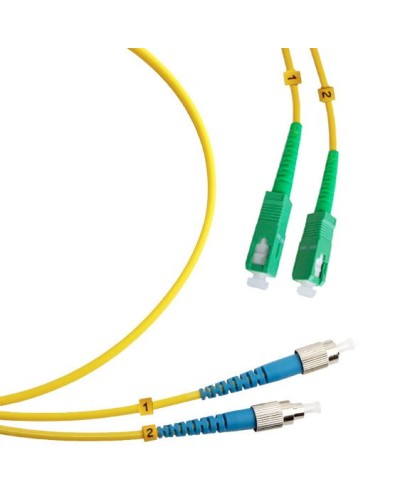 FOP(d)-9-SC/APC-FC/UPC-20m (8129c). Патч-корд оптический. CABEUS в Евпатории