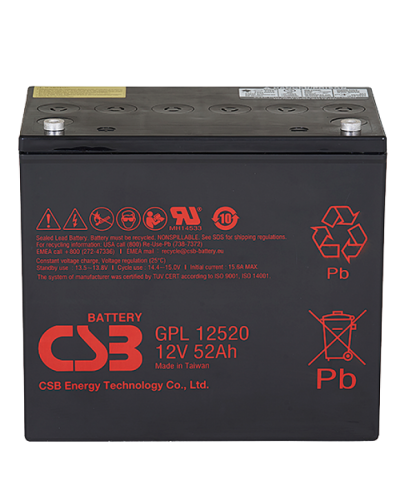 CSB GPL 12520. Аккумулятор герметичный свинцово-кислотный. CSB в Евпатории