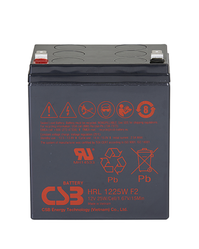 CSB HRL 1225W. Аккумулятор герметичный свинцово-кислотный. CSB в Евпатории