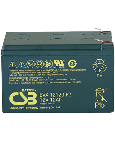 CSB EVX 12120. Аккумулятор герметичный свинцово-кислотный. CSB в Евпатории