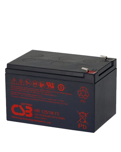 CSB HR 1251W. Аккумулятор герметичный свинцово-кислотный. CSB в Евпатории