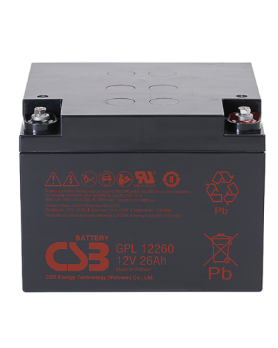 CSB GPL 12260. Аккумулятор герметичный свинцово-кислотный. CSB в Евпатории