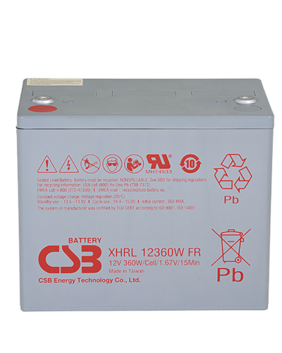CSB XHRL 12360W FR. Аккумулятор герметичный свинцово-кислотный. CSB в Евпатории
