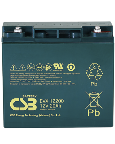 CSB EVX 12200. Аккумулятор герметичный свинцово-кислотный. CSB в Евпатории