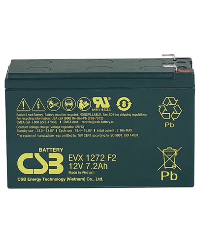 CSB EVX 1272. Аккумулятор герметичный свинцово-кислотный. CSB в Евпатории