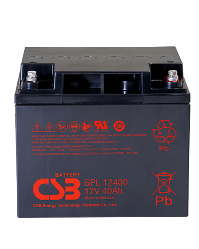 CSB GPL 12400. Аккумулятор герметичный свинцово-кислотный. CSB в Евпатории