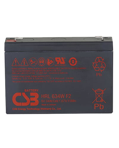CSB HRL 634W FR. Аккумулятор герметичный свинцово-кислотный. CSB в Евпатории