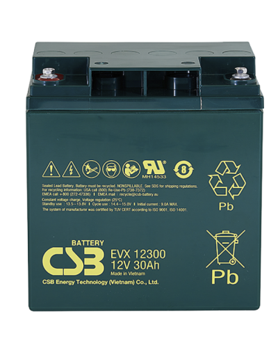 CSB EVX 12300. Аккумулятор герметичный свинцово-кислотный. CSB в Евпатории
