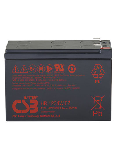 CSB HR 1234W. Аккумулятор герметичный свинцово-кислотный. CSB в Евпатории