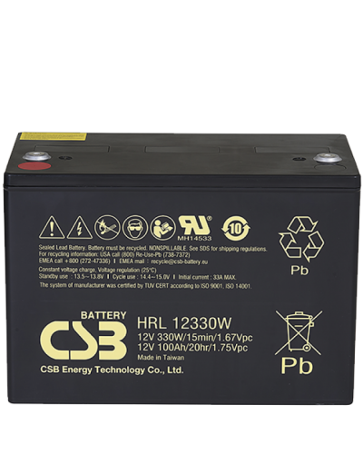 CSB HRL 12330W. Аккумулятор герметичный свинцово-кислотный. CSB в Евпатории