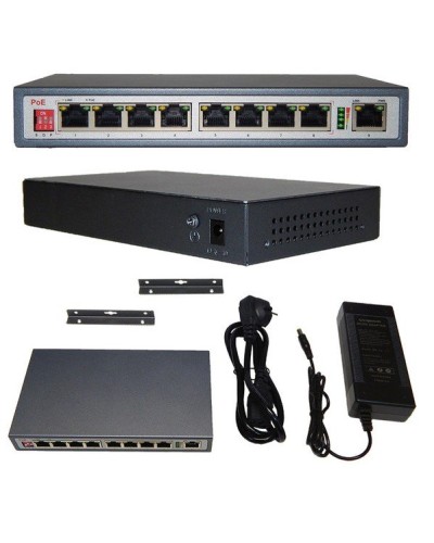 CO-SWP9C. Коммутатор 8-портовый  Gigabit Ethernet с PoE. ComOnyx в Евпатории