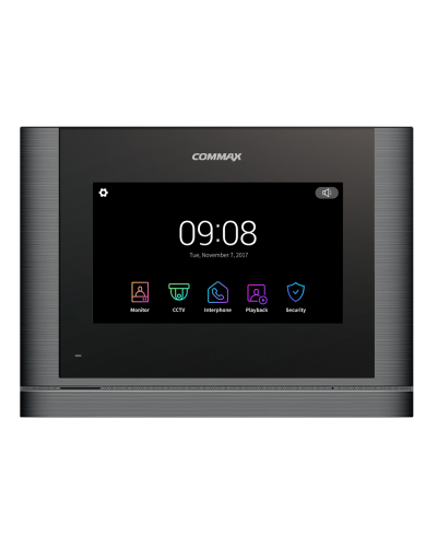 CDV-704MF (темное серебро) Black Smog. Монитор видеодомофона цветной. Commax в Евпатории