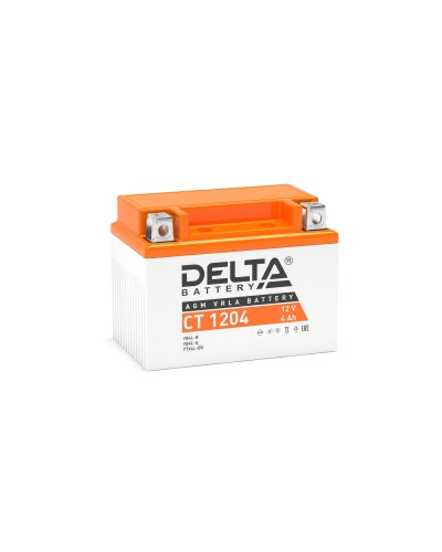 Delta CT 1204. Аккумулятор герметичный свинцово-кислотный стартерный. Delta в Евпатории