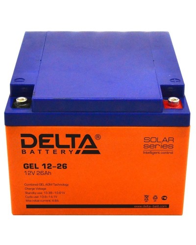 Delta GEL 12-26. Аккумулятор герметичный свинцово-кислотный. Delta в Евпатории