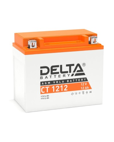 Delta CT 1212. Аккумулятор герметичный свинцово-кислотный стартерный. Delta в Евпатории