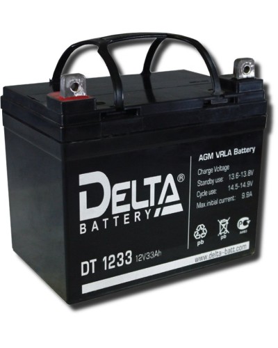Delta DT 1233. Аккумулятор герметичный свинцово-кислотный. Delta в Евпатории