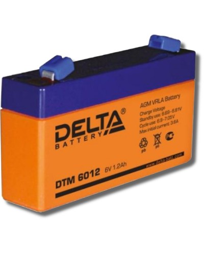 Delta DTM 6012. Аккумулятор герметичный свинцово-кислотный. Delta в Евпатории