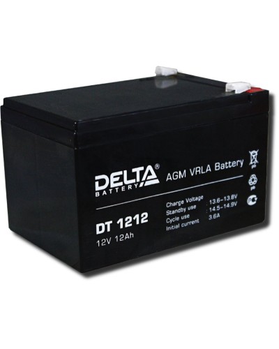 Delta DT 1212. Аккумулятор герметичный свинцово-кислотный. Delta в Евпатории
