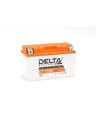 Delta CT 1208. Аккумулятор герметичный свинцово-кислотный стартерный. Delta в Евпатории