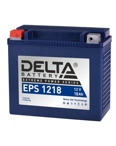 Delta EPS 1218. Аккумулятор герметичный свинцово-кислотный стартерный. Delta в Евпатории